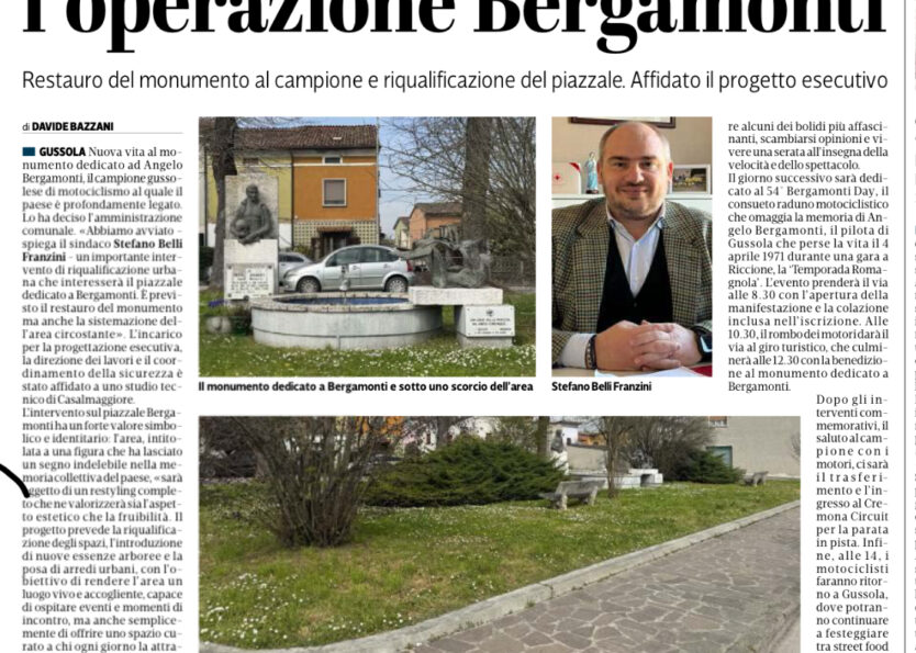 Sindaco Gussola Stefano Belli Franzini