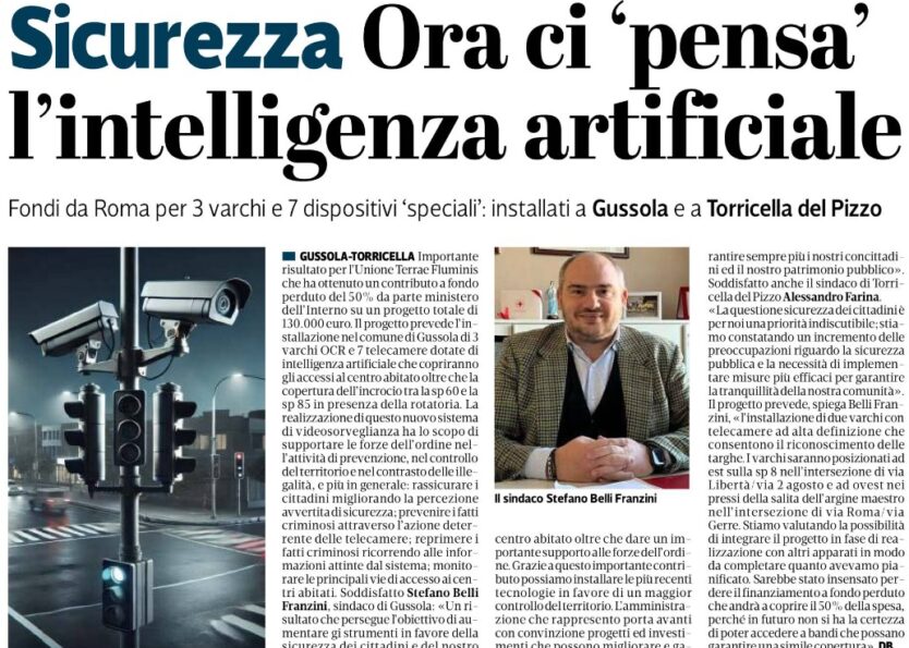 Sindaco Gussola Stefano Belli Franzini